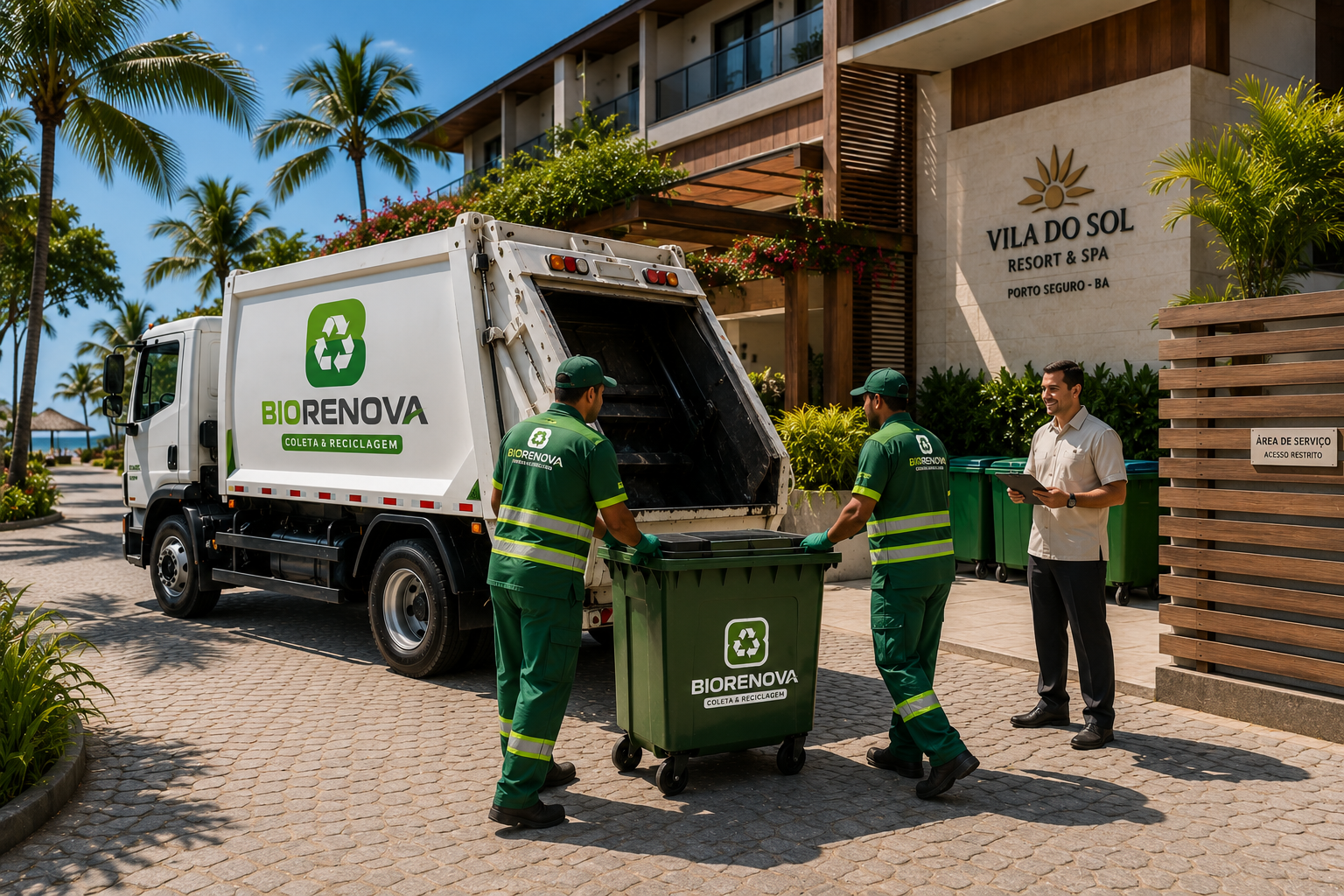 Coleta para hotéis e pousadas