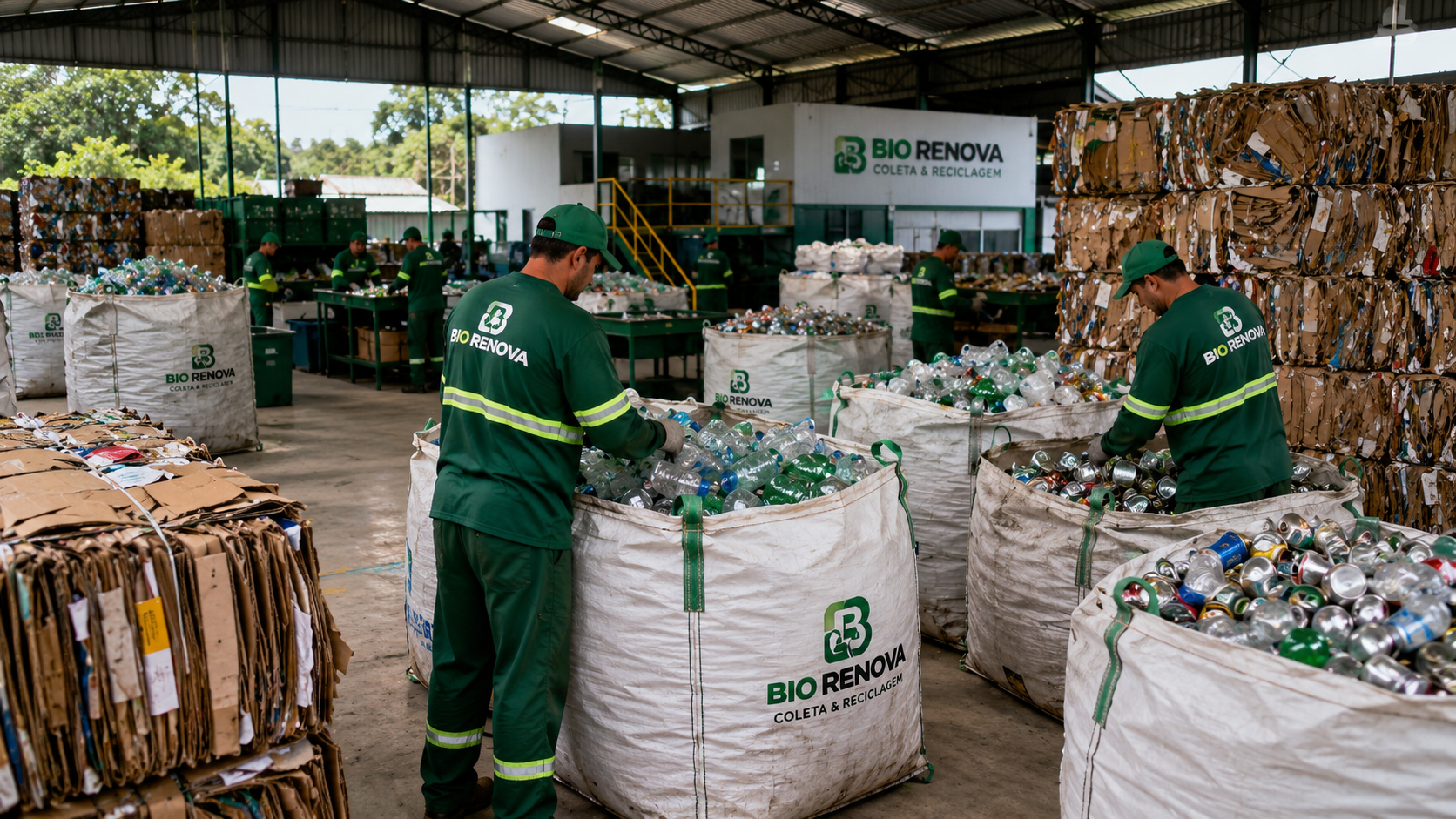 Coleta de materiais recicláveis